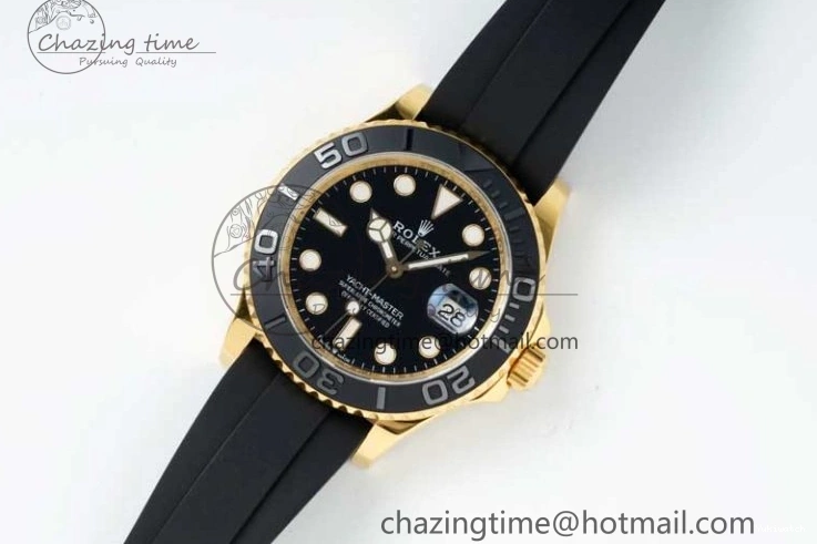 YG 3D Edition VR3235 226658 Yacht-Master Black Strap Oysterflex 1:1 on 3EF Ceramic Bezel 42mm Best 0714